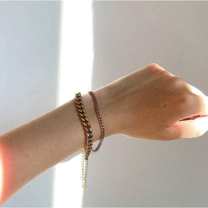 [Gaonasi]Jean Gold Chain Bracelet