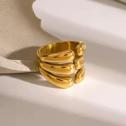 [Gaonasi]Cassiel Layered Gold Ring