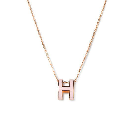 [Gaonasi]POP H PEDANT PINK GOLD
