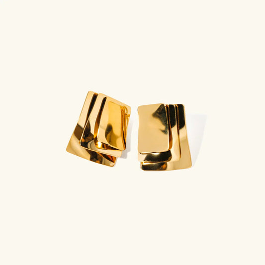 [Gaonasi]Hettie Gold Earrings
