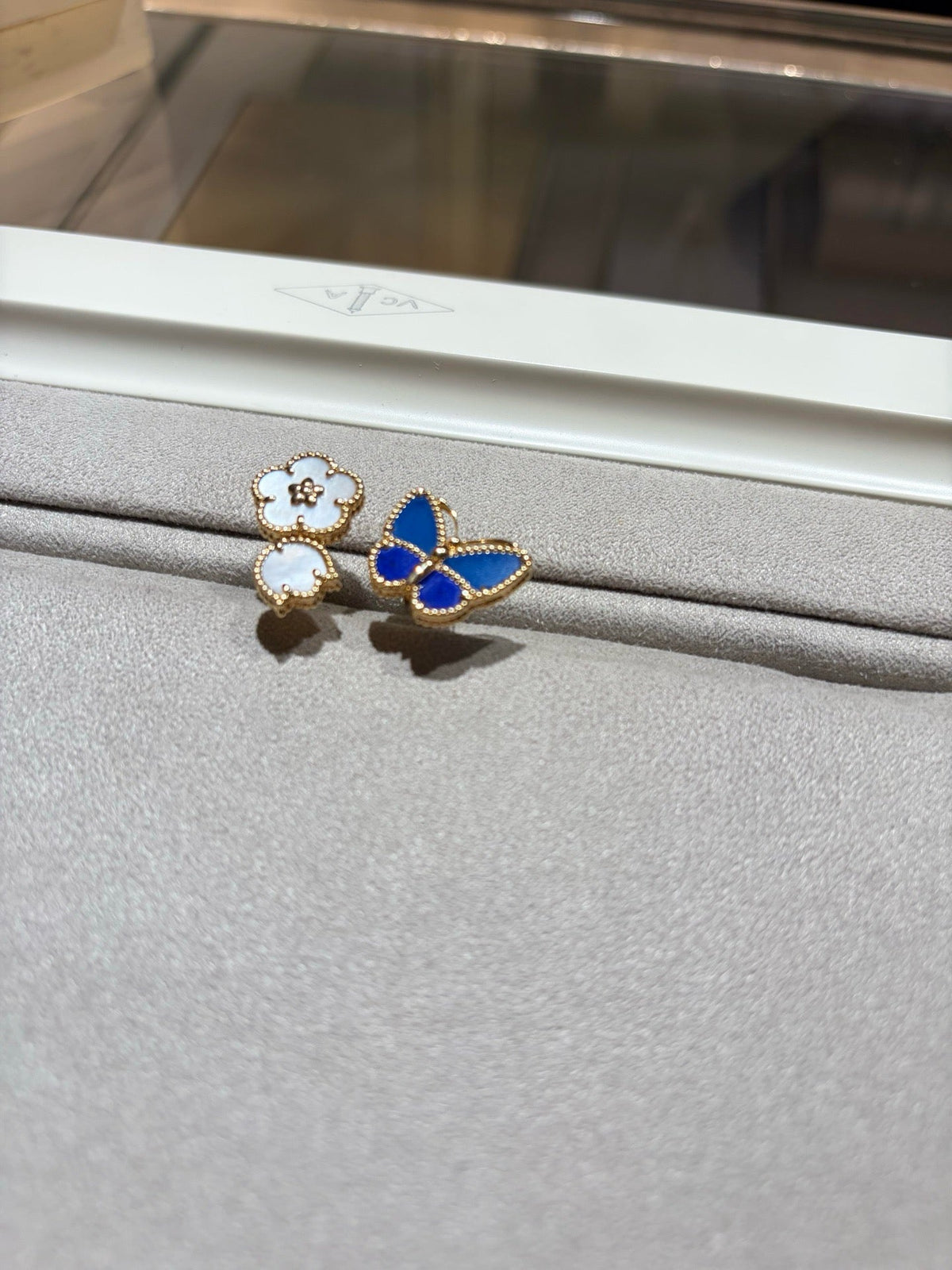 [Cadisa]LUCKY SPRING BUTTERFLY OPEN-FACE RINGS
