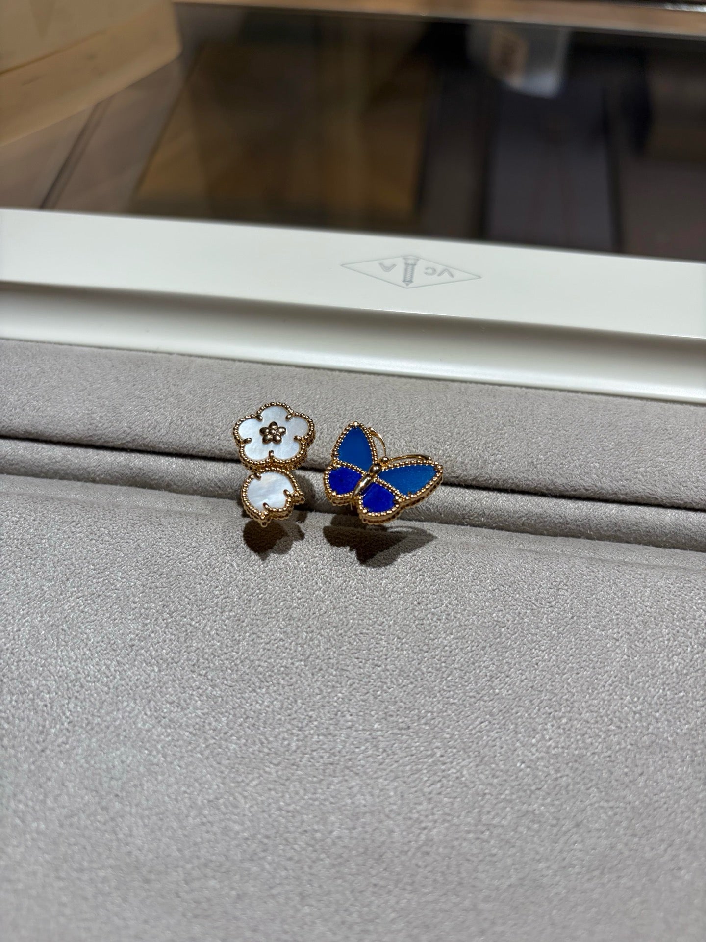 [GAONASI]LUCKY SPRING BUTTERFLY OPEN-FACE RINGS
