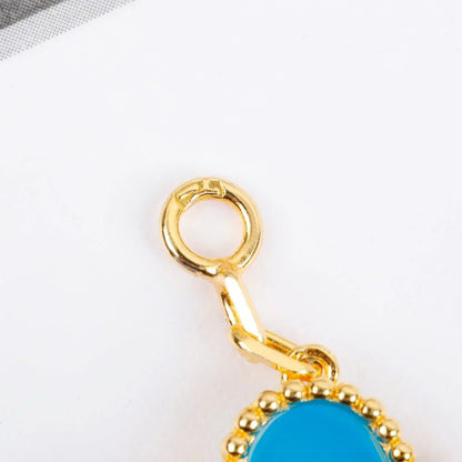 [Gaonasi] CLOVER 5 MOTIF TURQUOISE BRACELET COLLECTION