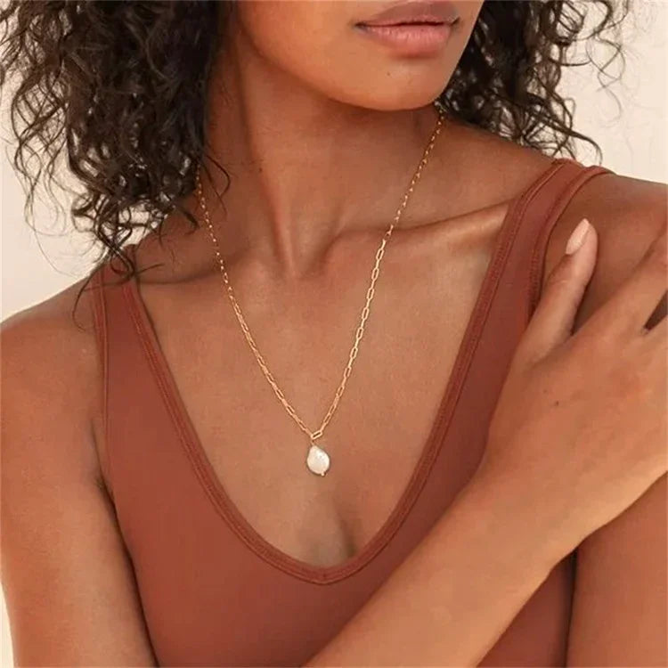 [Gaonasi]Angelica Freshwater Pearl Necklace