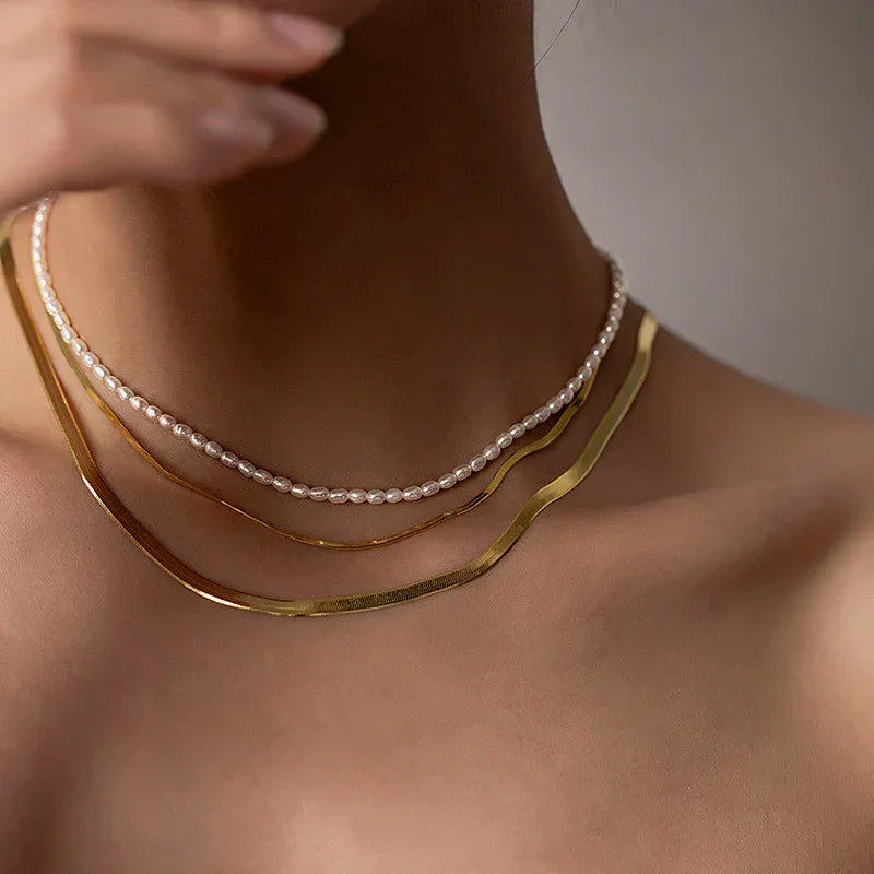 [Gaonasi]Avaria Freshwater Pearl Choker