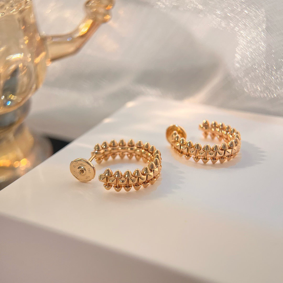[Gaonasi Jewelry]CLASH SMALL HOOP EARRINGS