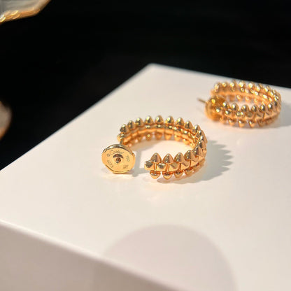 [Gaonasi Jewelry]CLASH SMALL HOOP EARRINGS