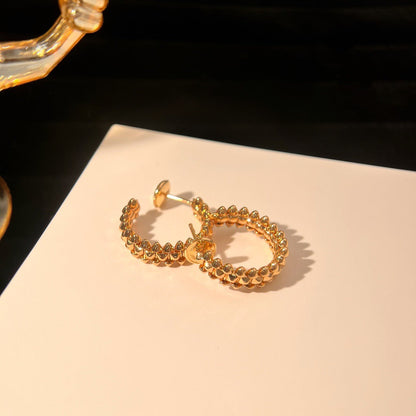 [Gaonasi Jewelry]CLASH SMALL HOOP EARRINGS