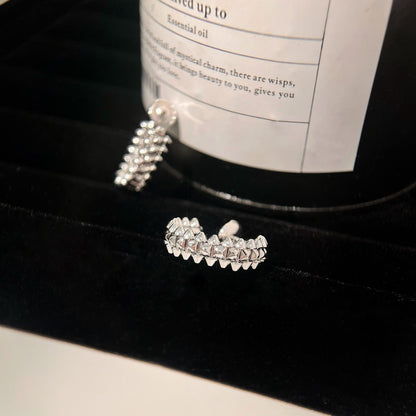 [Gaonasi Jewelry]CLASH SMALL HOOP EARRINGS