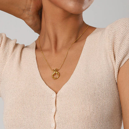 [Gaonasi]Anastasia Gold Necklace