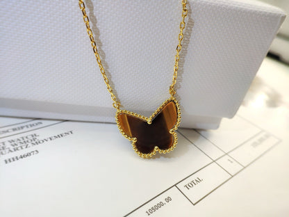 [Gaonasi] TIGER__ EYE BUTTERFLY NECKLACE