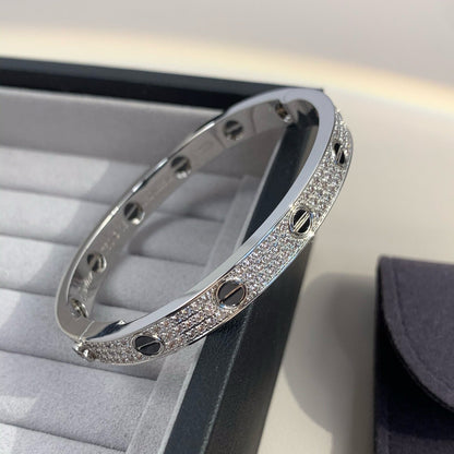 [Gaonasi Jewelry]LOVE BRACELET 6.1MM DIAMOND-PAVED CERAMIC