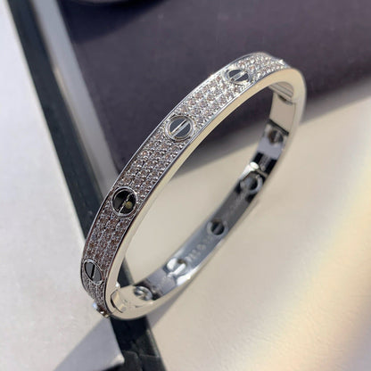 [Gaonasi Jewelry]LOVE BRACELET 6.1MM DIAMOND-PAVED CERAMIC