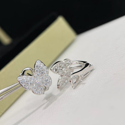 [Gaonasi]BUTTERFLY ALL DIAMOND EARRINGS