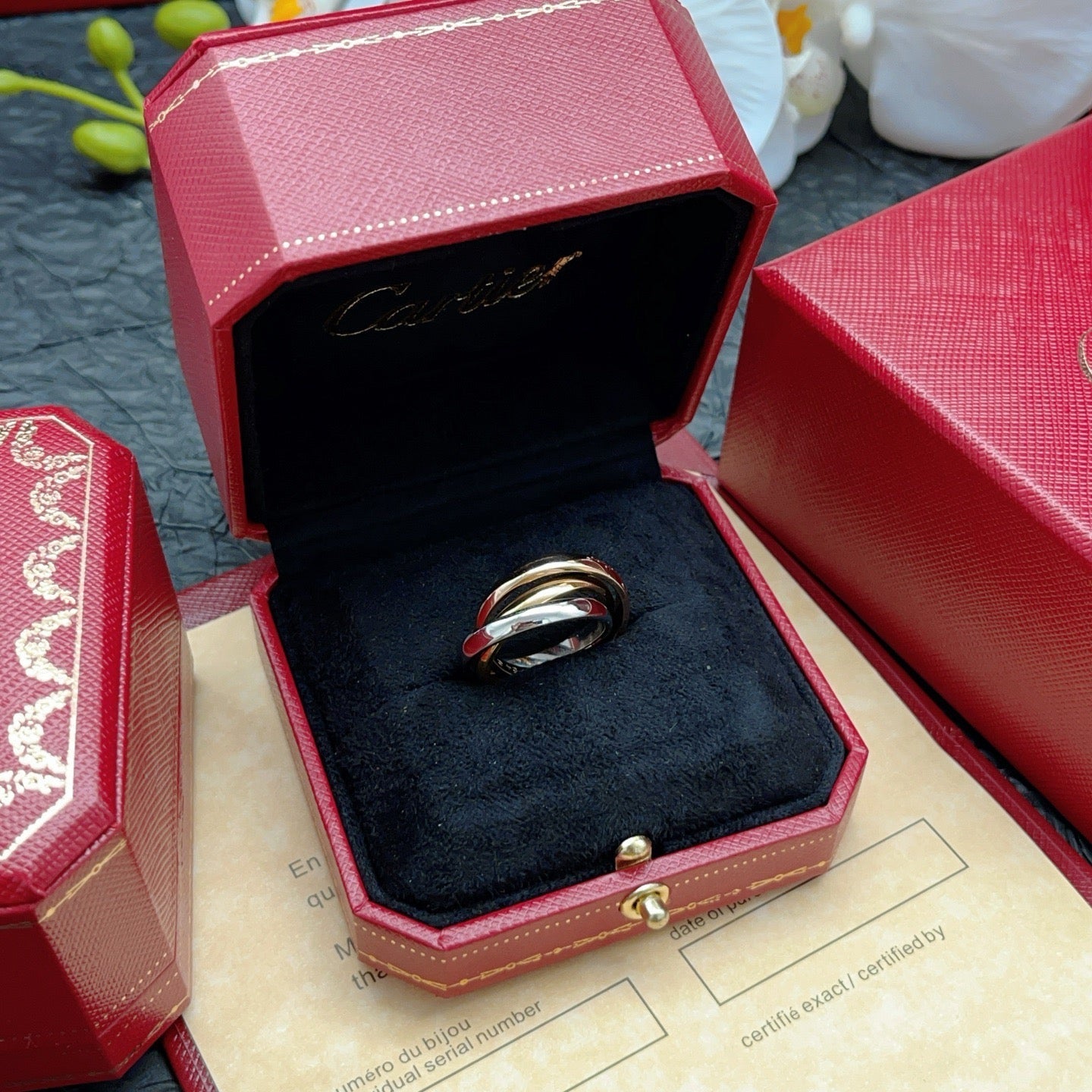 [Gaonasi Jewelry]TRINITY 3.2MM RING COLLECTION