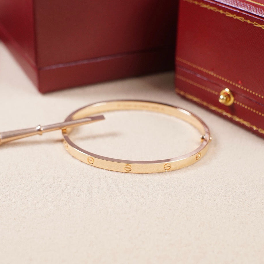 [Gaonasi Jewelry]LOVE BRACELET 3.65MM NO DIAMONDS