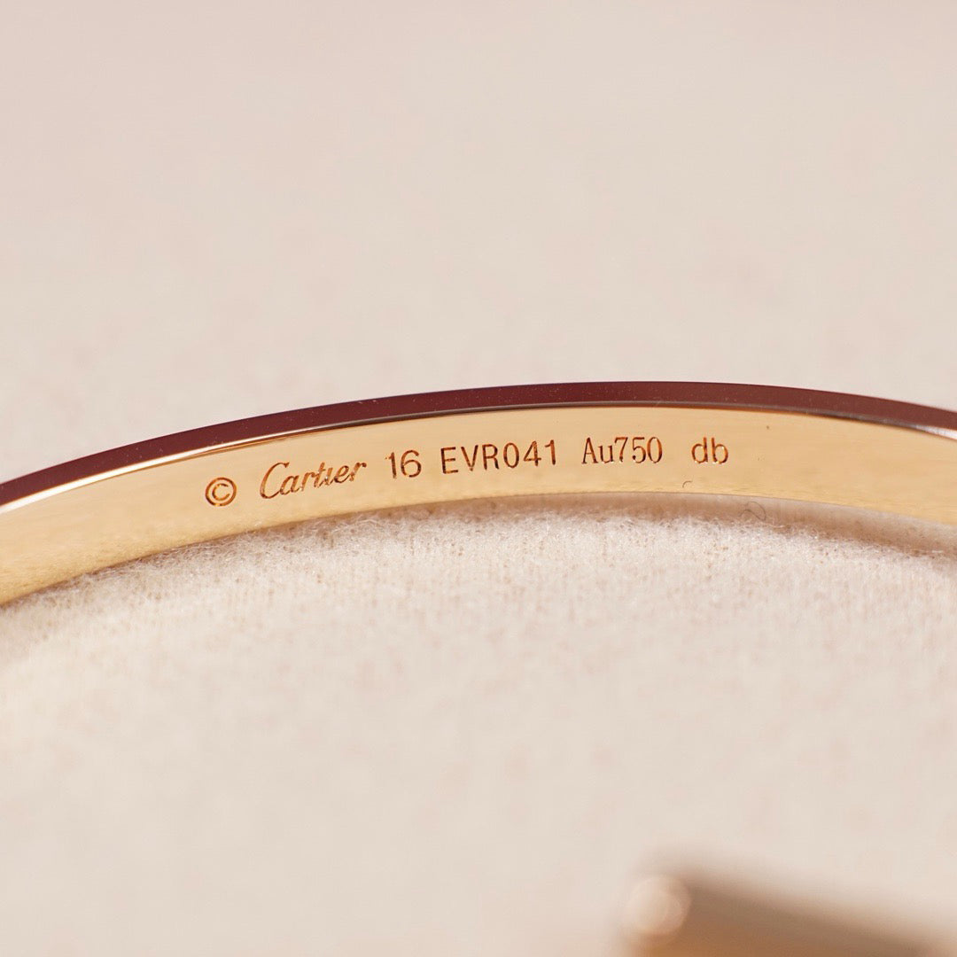 [Gaonasi Jewelry]LOVE BRACELET 3.65MM 6 DIAMONDS