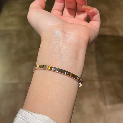[Gaonasi Jewelry]LOVE BRACELET 3.65MM 6 DIAMONDS