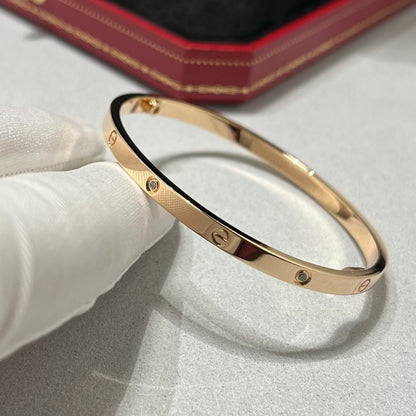 [Gaonasi Jewelry]LOVE BRACELET 3.65MM 6 DIAMONDS