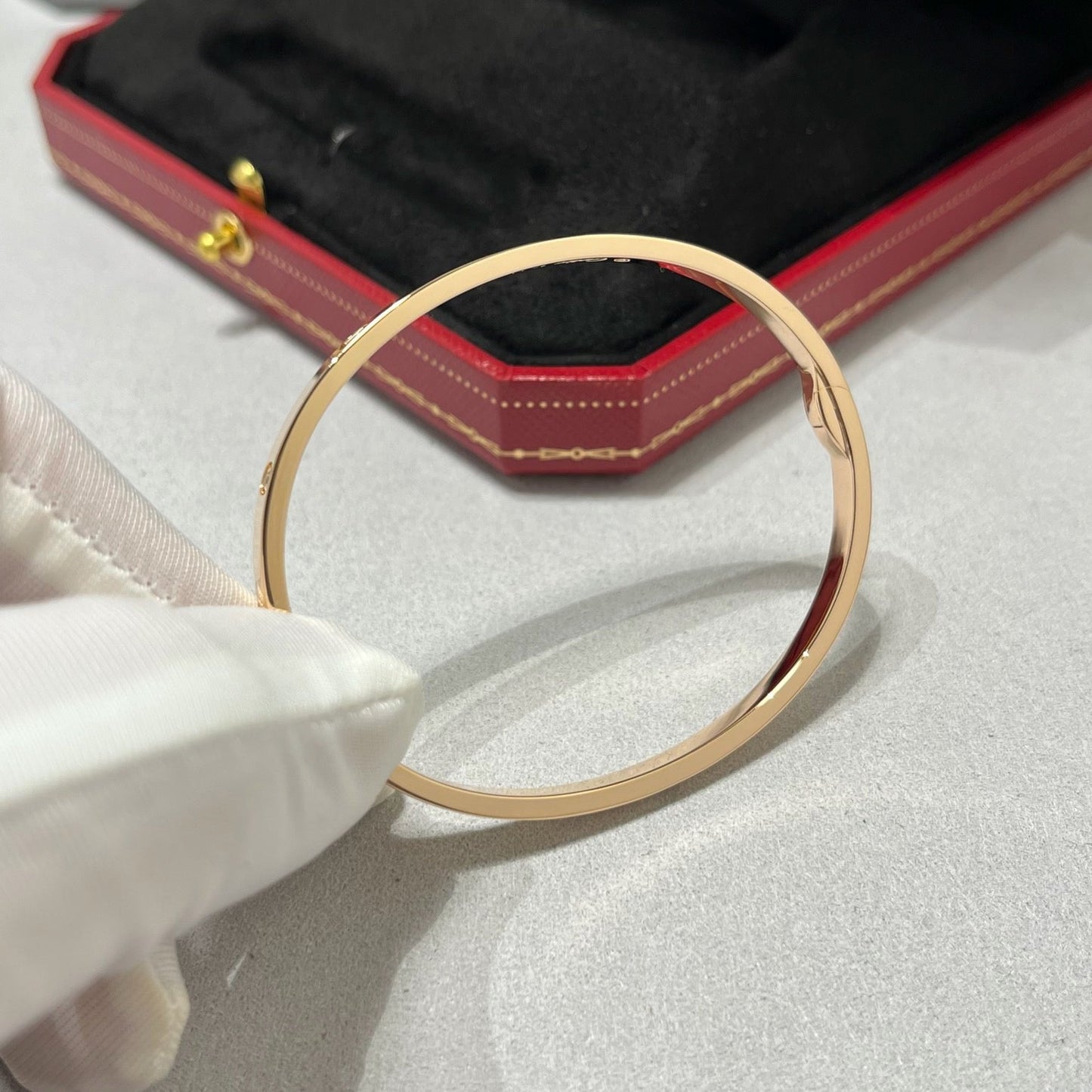 [Gaonasi Jewelry]LOVE BRACELET 3.65MM 6 DIAMONDS
