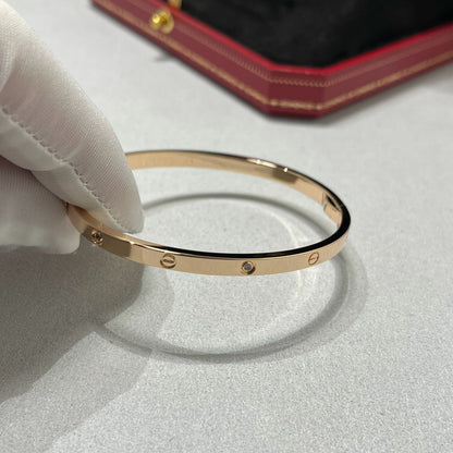 [Gaonasi Jewelry]LOVE BRACELET 3.65MM 6 DIAMONDS