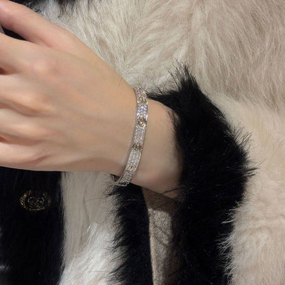 [Gaonasi Jewelry]LOVE BRACELET 6.1MM DIAMOND-PAVED