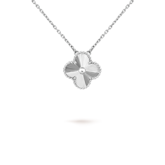 [Gaonasi]CLOVER 15MM NECKLACE SILVER COLLECTION
