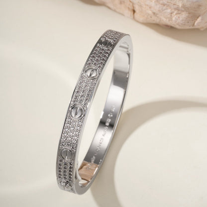 [Gaonasi Jewelry]LOVE BRACELET 6.1MM DIAMOND-PAVED