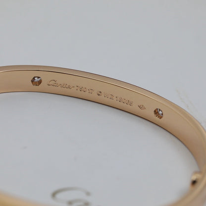 [Gaonasi Jewelry]LOVE BRACELET 6.1MM 4 DIAMONDS