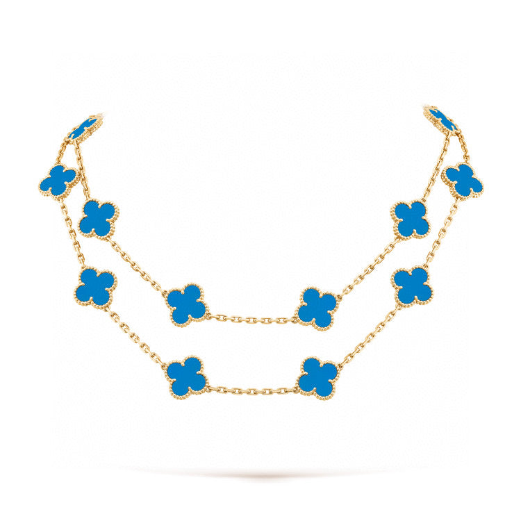 [Gaonasi]CLOVER 20 MOTIFS TURQUOISE GOLD