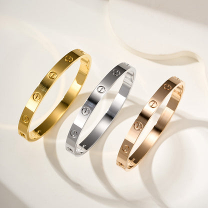 [Gaonasi Jewelry]LOVE BRACELET 6.1MM NO DIAMONDS