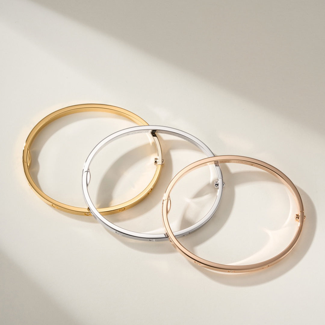 [Gaonasi Jewelry]LOVE BRACELET 3.65MM 6 DIAMONDS
