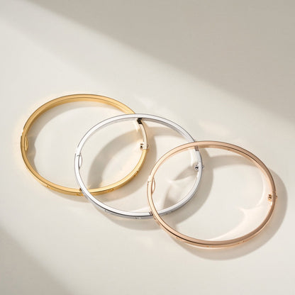 [Gaonasi Jewelry]LOVE BRACELET 3.65MM 6 DIAMONDS