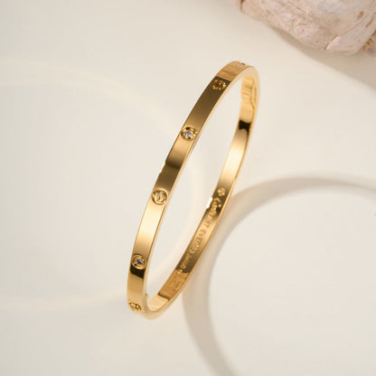 [Gaonasi Jewelry]LOVE BRACELET 3.65MM 6 DIAMONDS