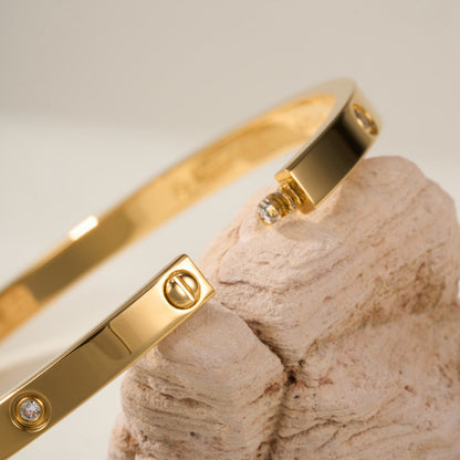 [Gaonasi Jewelry]LOVE BRACELET 3.65MM 6 DIAMONDS