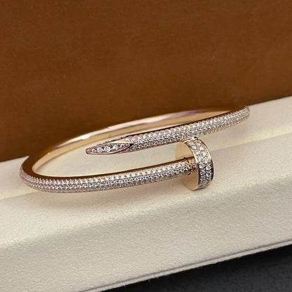 [Gaonasi Jewelry]JUSTE BRACELET 3.5MM ALL DIAMONDS