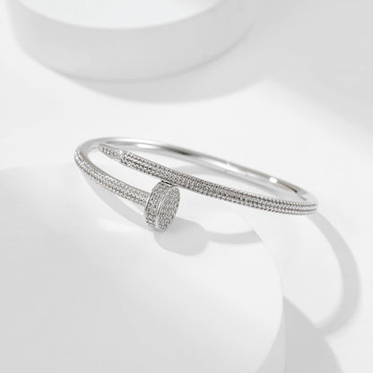 [Gaonasi Jewelry]JUSTE BRACELET 3.5MM ALL DIAMONDS