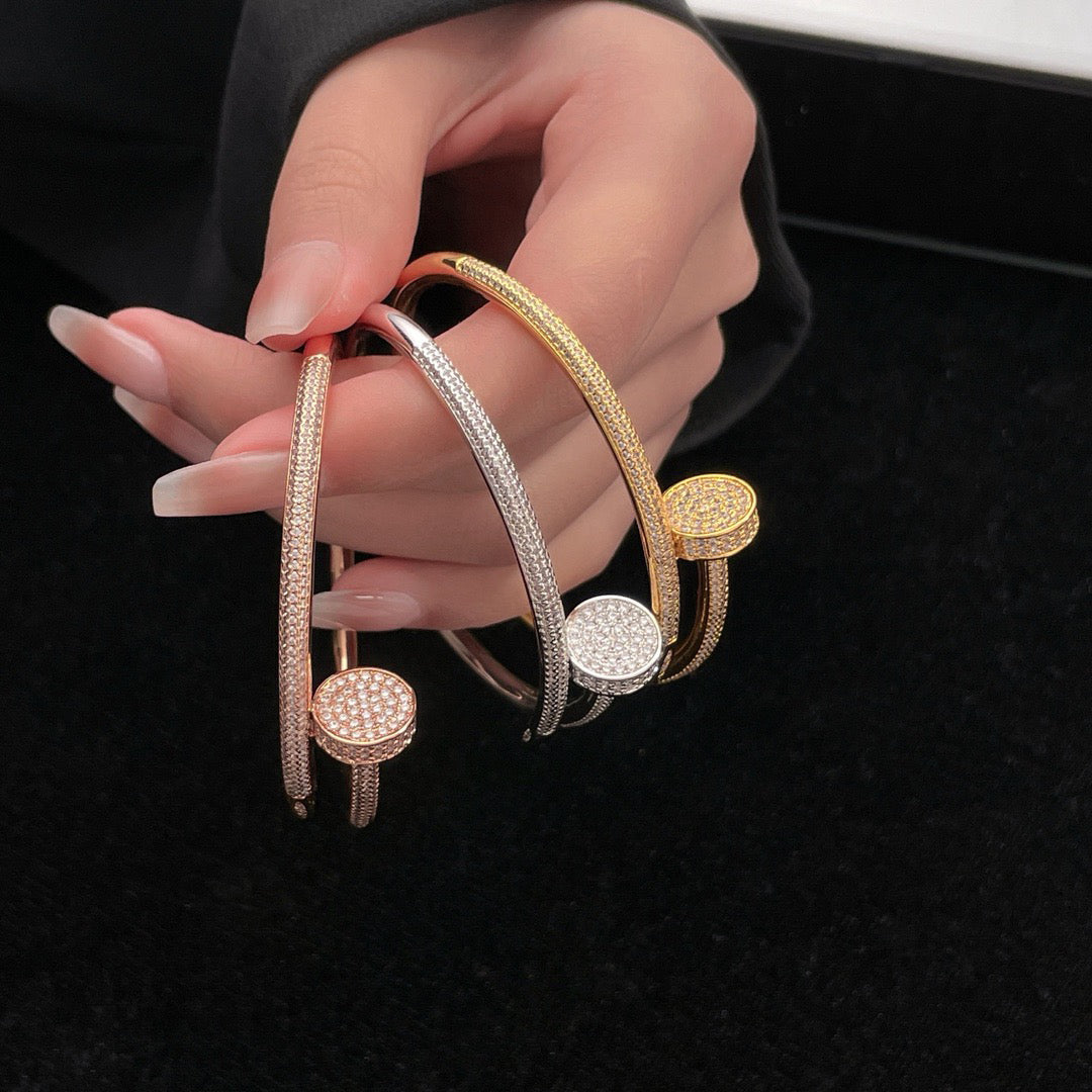 [Gaonasi Jewelry]JUSTE BRACELET 3.5MM ALL DIAMONDS
