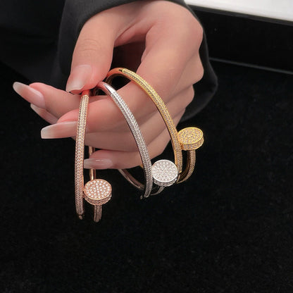 [Gaonasi Jewelry]JUSTE BRACELET 3.5MM ALL DIAMONDS