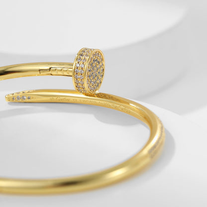 [Gaonasi Jewelry]JUSTE BRACELET 3.5MM ALL DIAMONDS