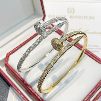 [Gaonasi Jewelry]JUSTE BRACELET 3.5MM ALL DIAMONDS