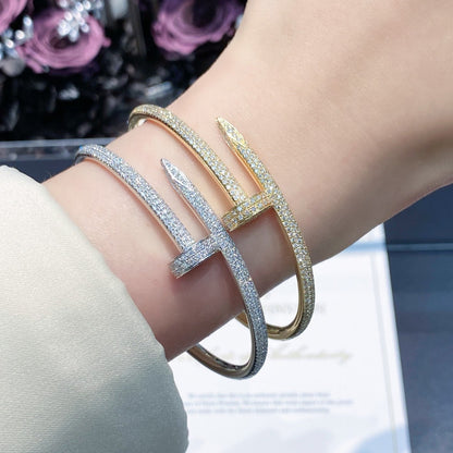 [Gaonasi Jewelry]JUSTE BRACELET 3.5MM ALL DIAMONDS