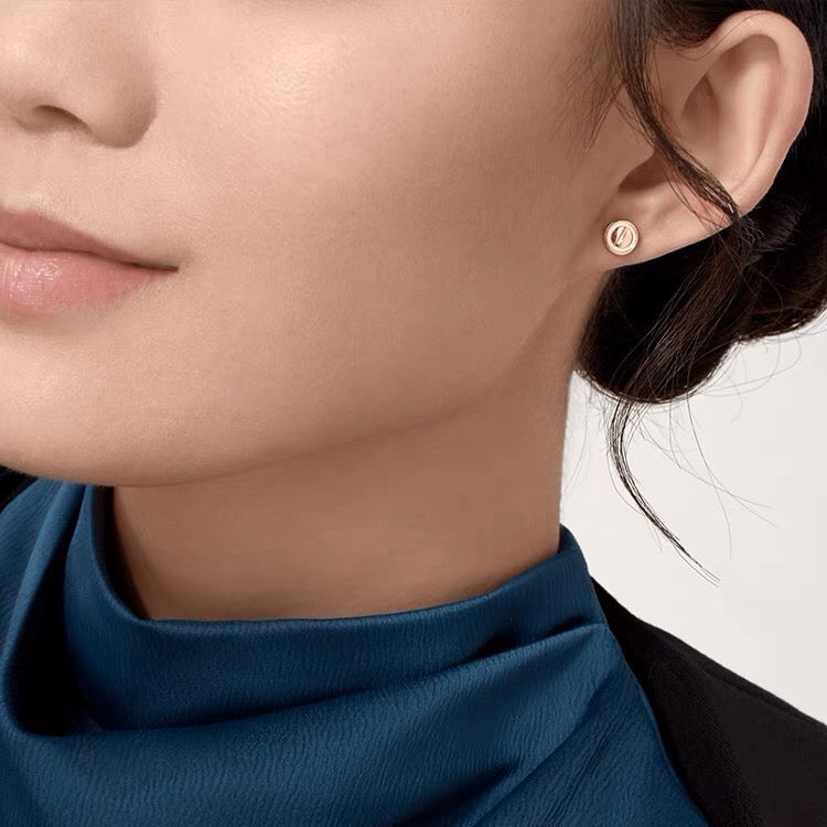 [Gaonasi Jewelry]LOVE EARRINGS 7.2MM