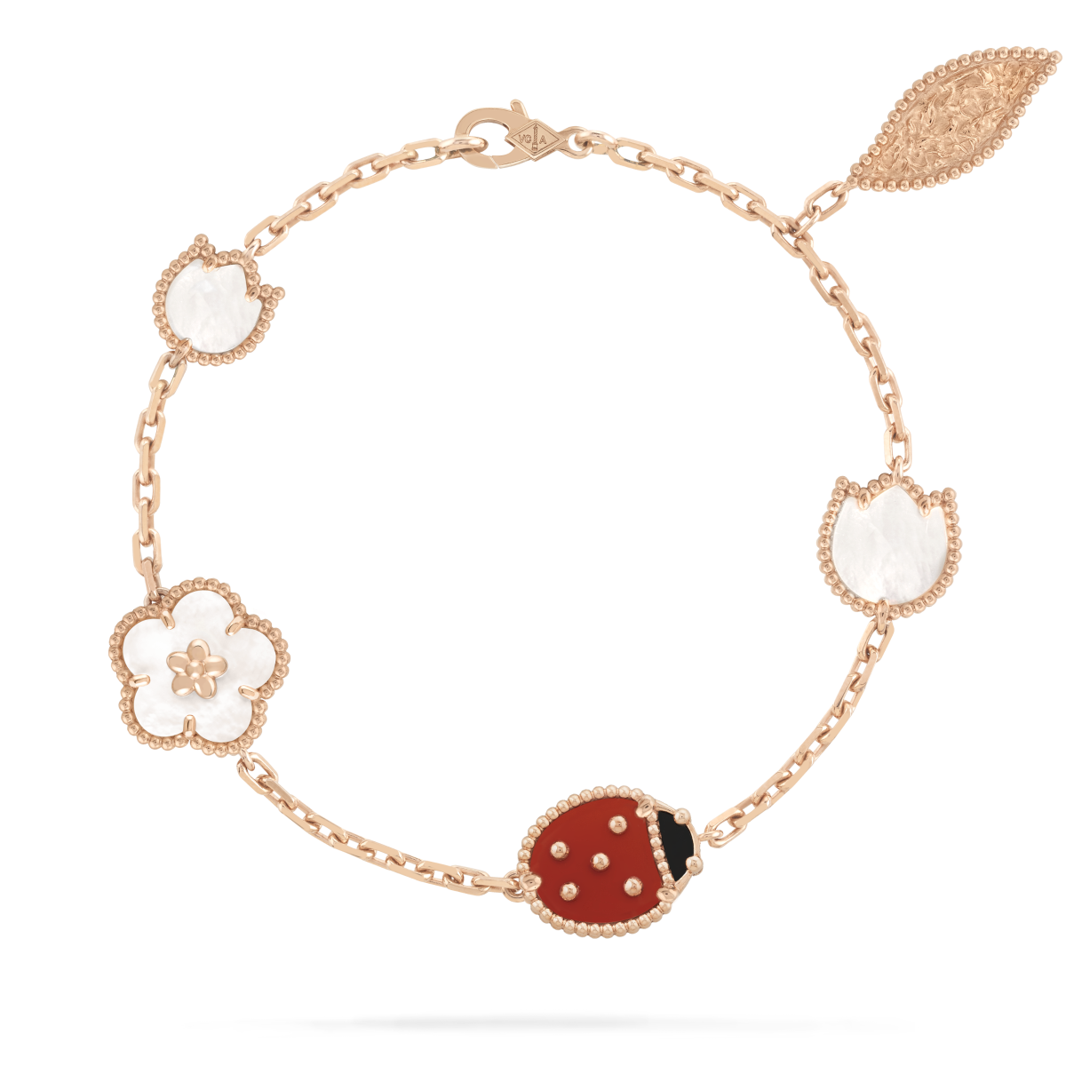 [Gaonasi]LUCKY SPRING 5 MOTIF BRACELET