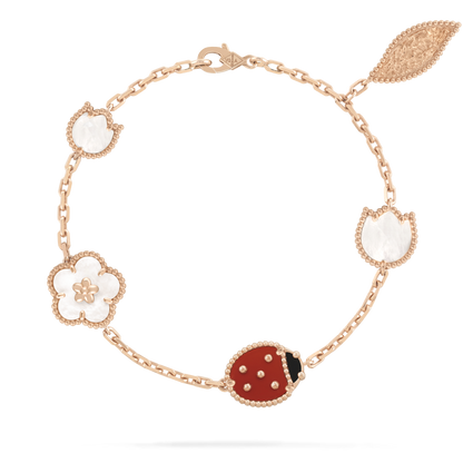 [Gaonasi]LUCKY SPRING 5 MOTIF BRACELET