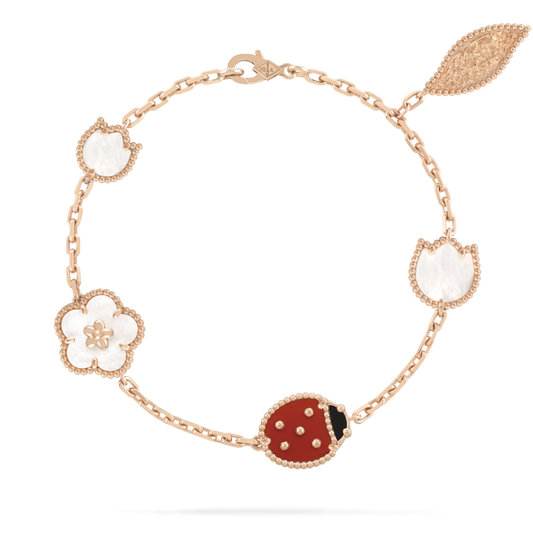 [Gaonasi]LUCKY SPRING 5 MOTIF BRACELET