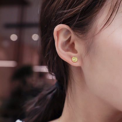 [Gaonasi Jewelry]LOVE EARRINGS 7.2MM