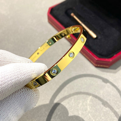 [Gaonasi Jewelry]LOVE BRACELET 6.1MM 10 DIAMONDS