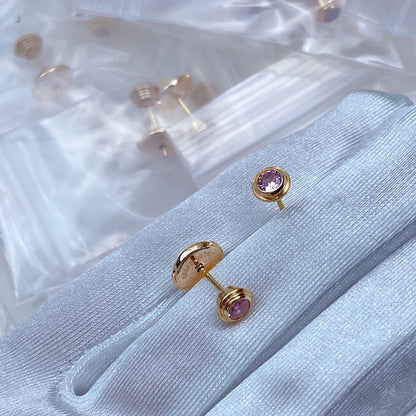 [Gaonasi Jewelry]DAMOUR PING DIAMOND EARRINGS