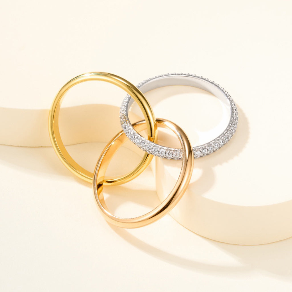 [Gaonasi Jewelry]TRINITY 2.5MM RING COLLECTION
